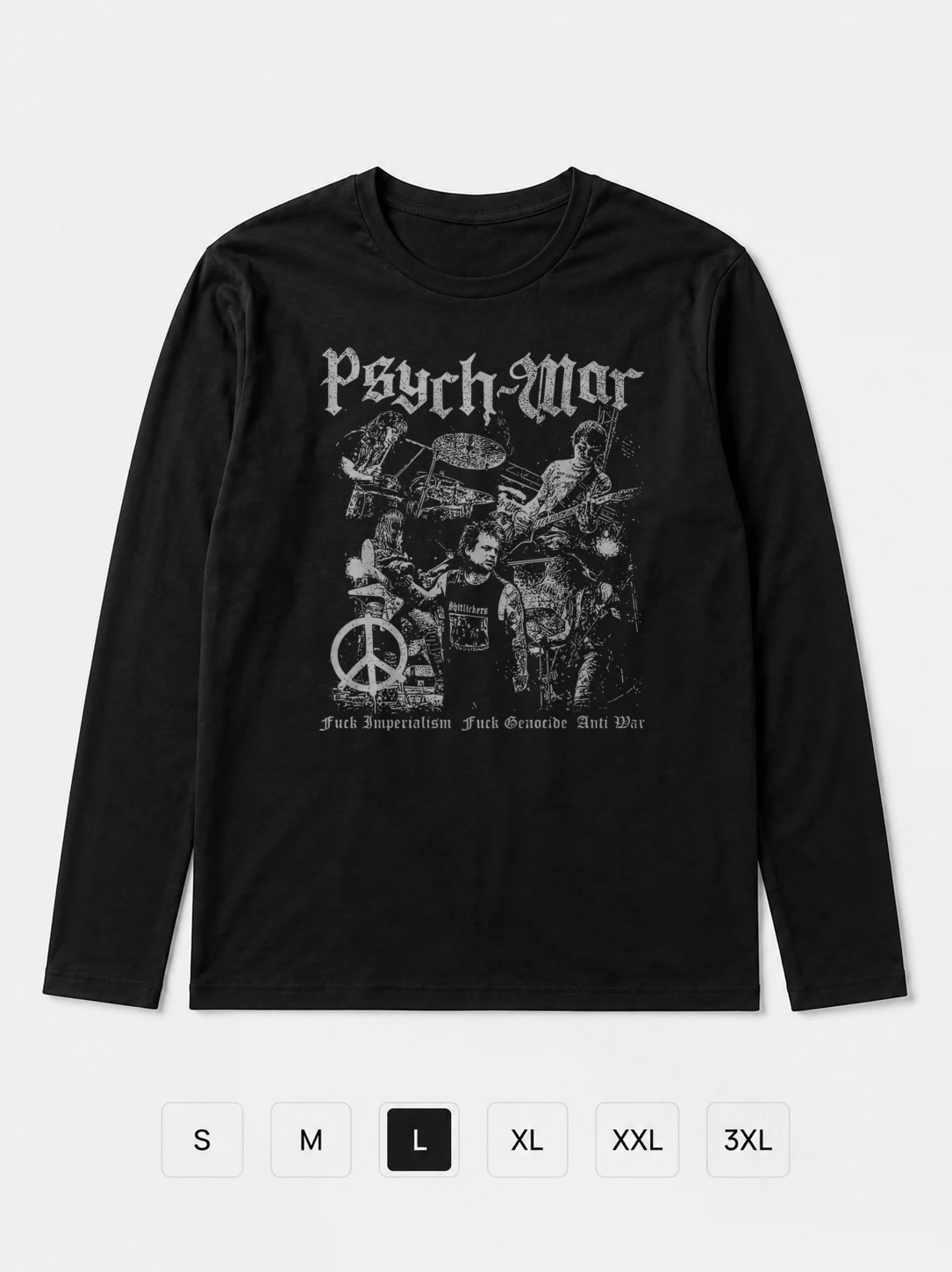 Лонгслив Psych-war