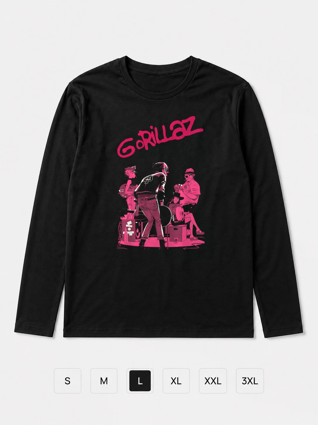 Лонгслив Gorillaz