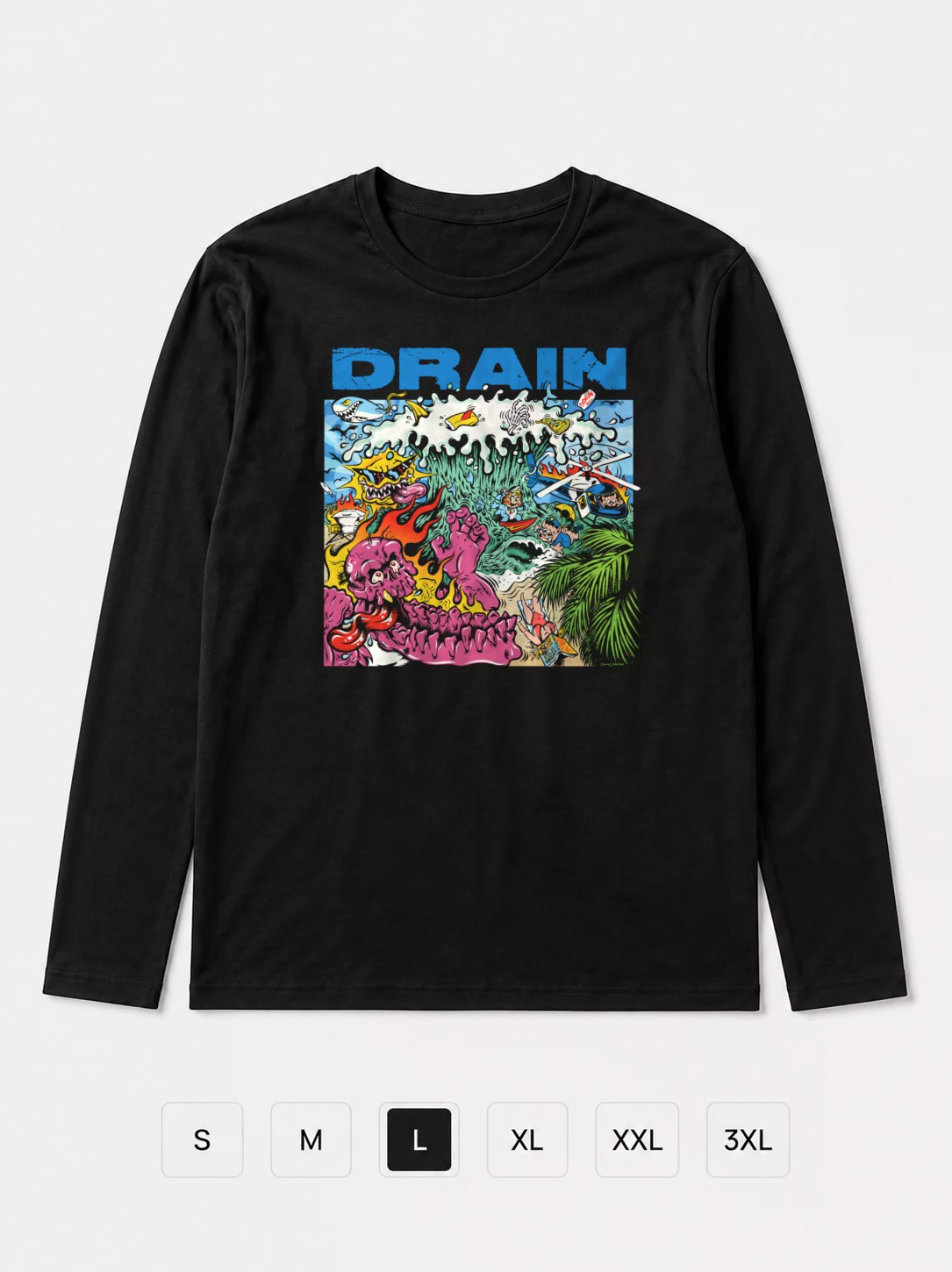 Лонгслив Drain
