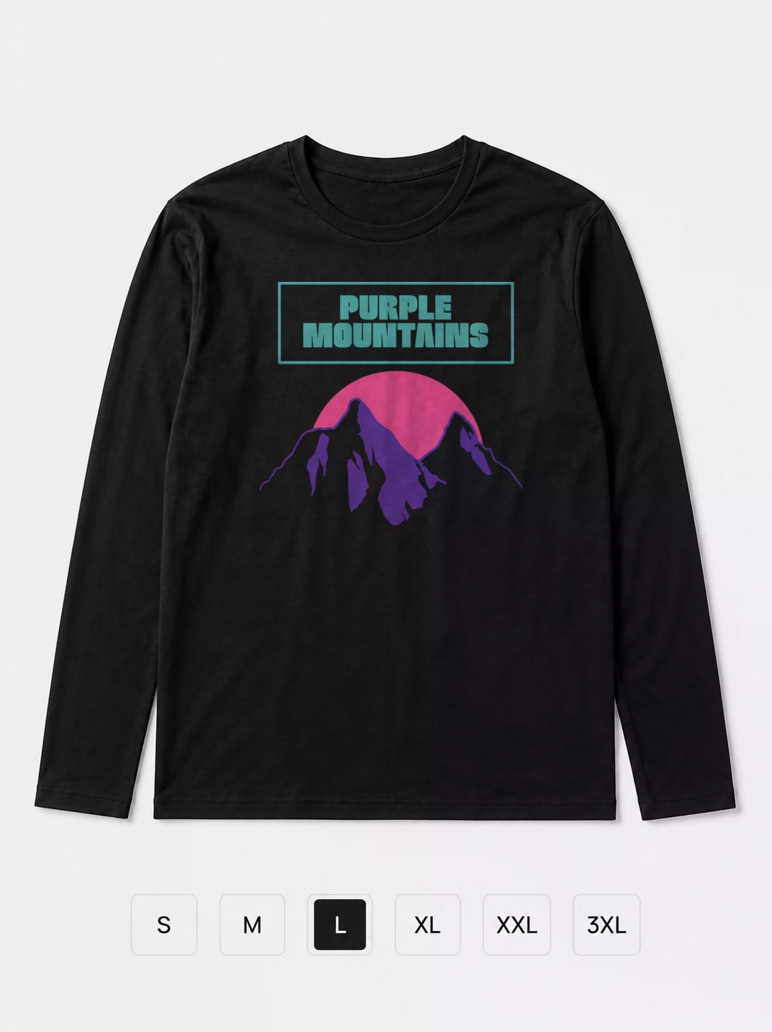 Лонгслив Purple mountains
