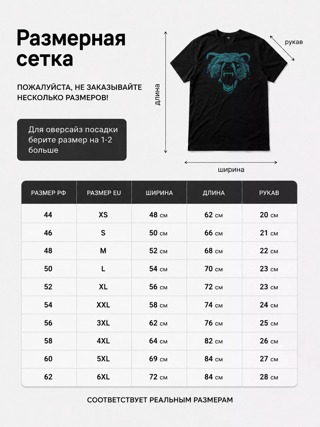 Детали: Футболка Медведь арт