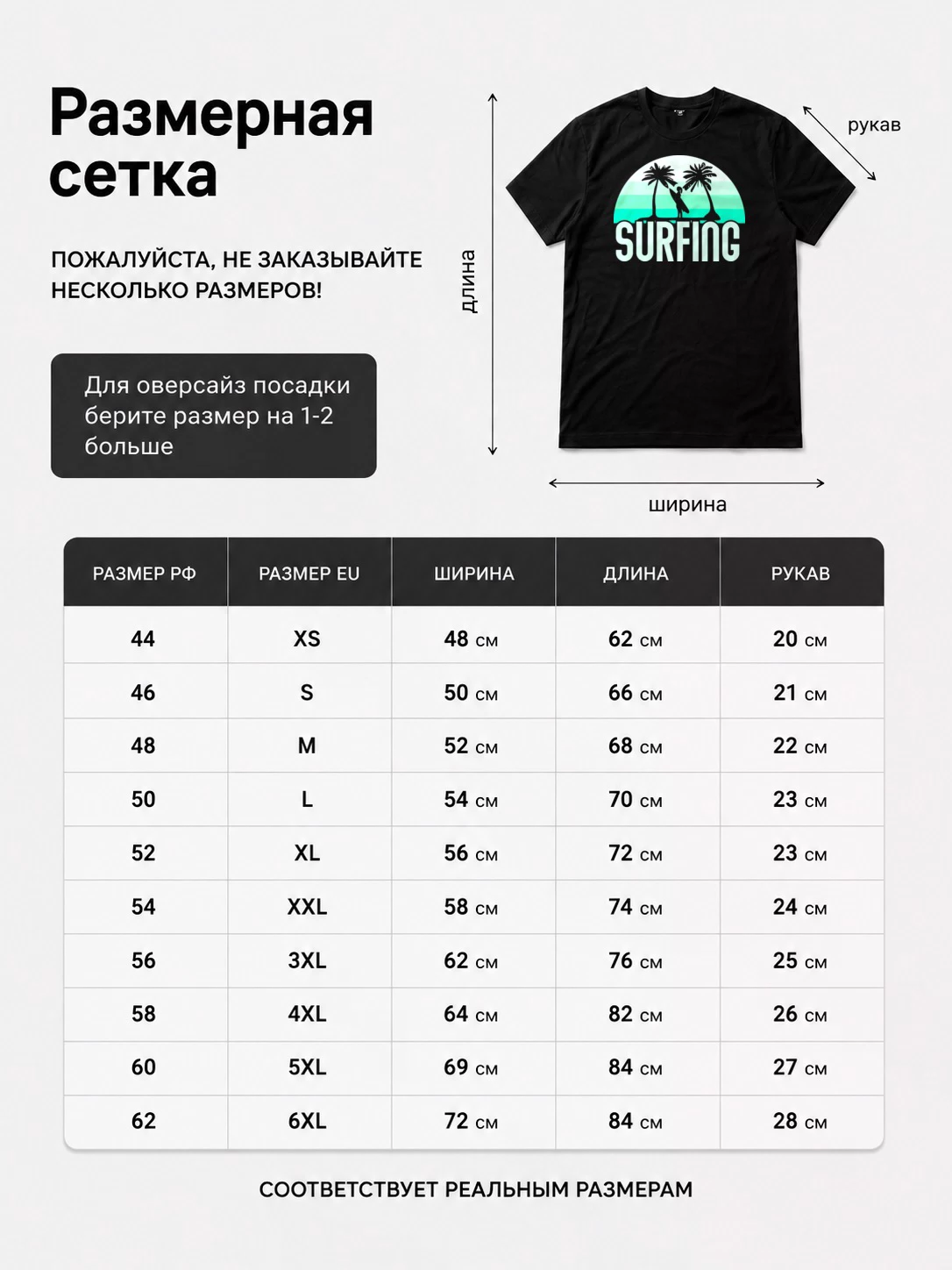 Детали: Футболка Серфинг