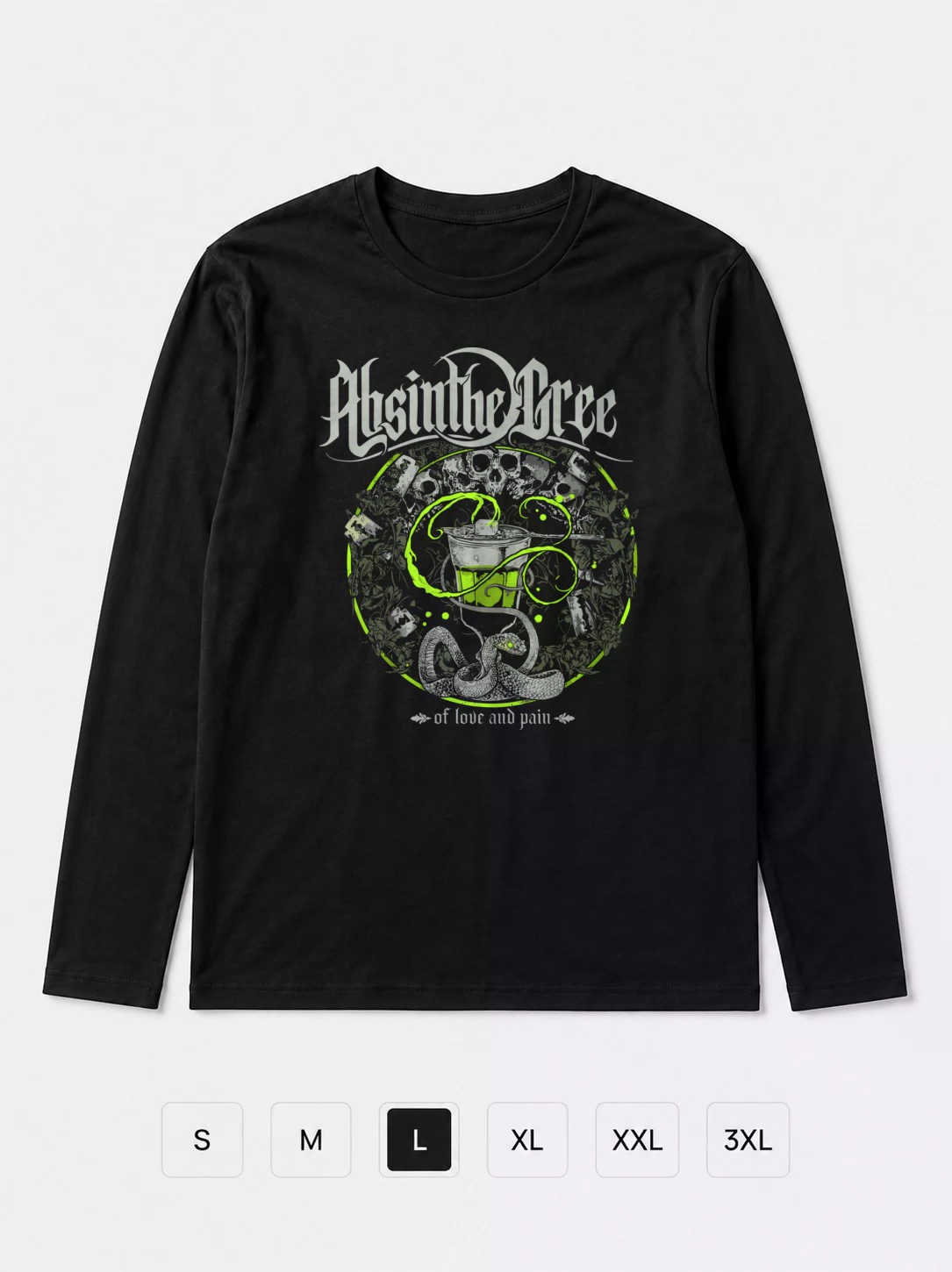 Лонгслив Absinthe green