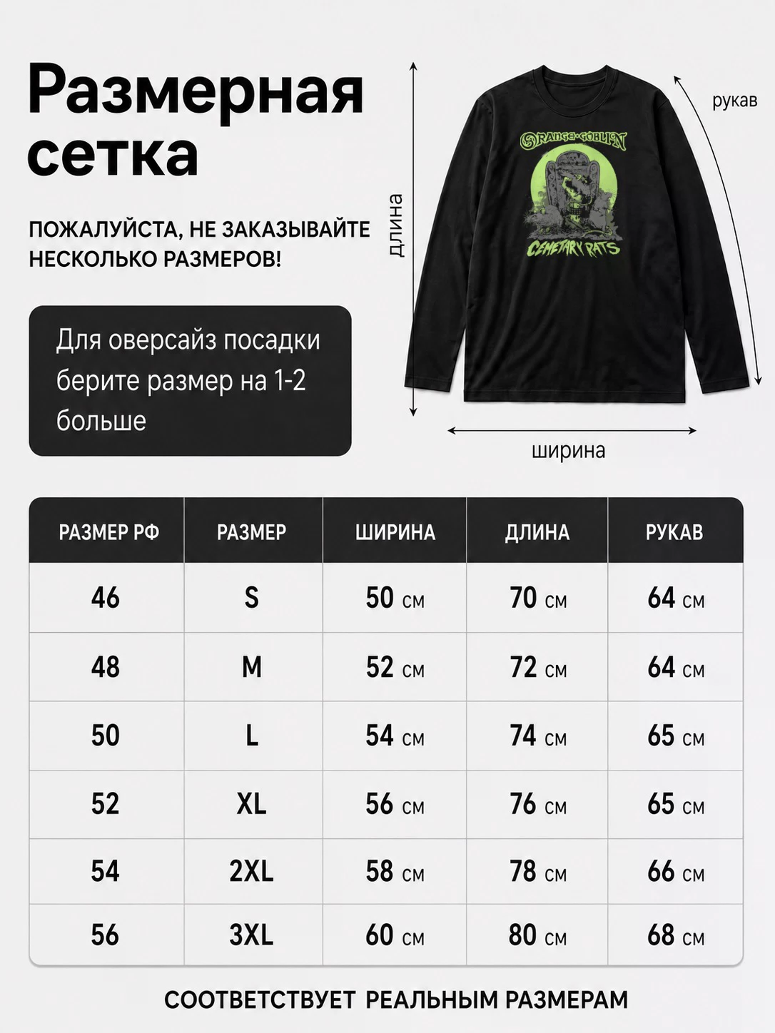 Детали: Лонгслив Orange goblin