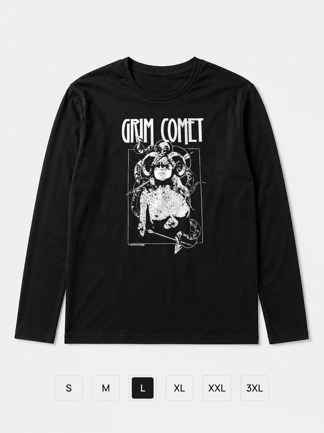 Лонгслив Grim comet