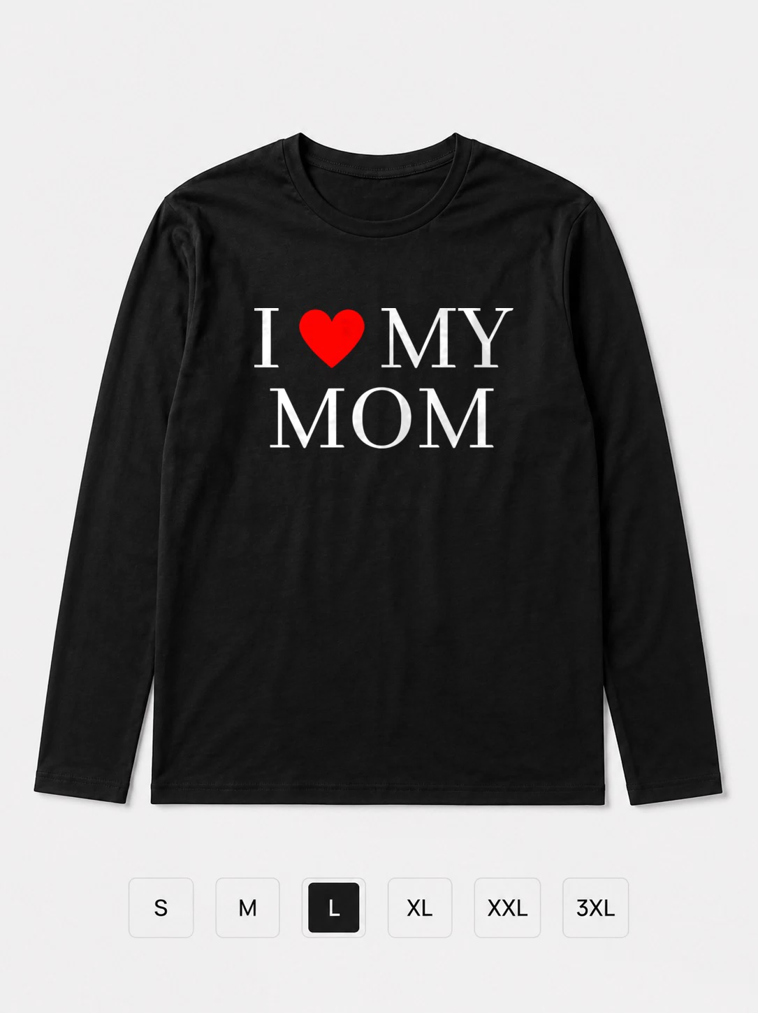 Лонгслив I Love My Mom