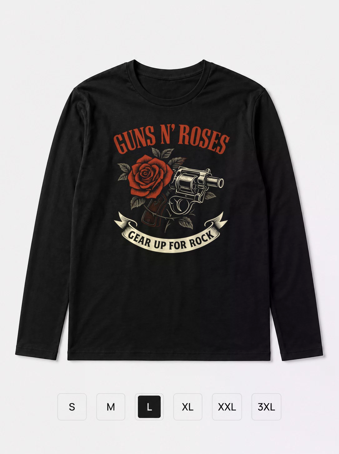 Лонгслив Guns and Roses рок