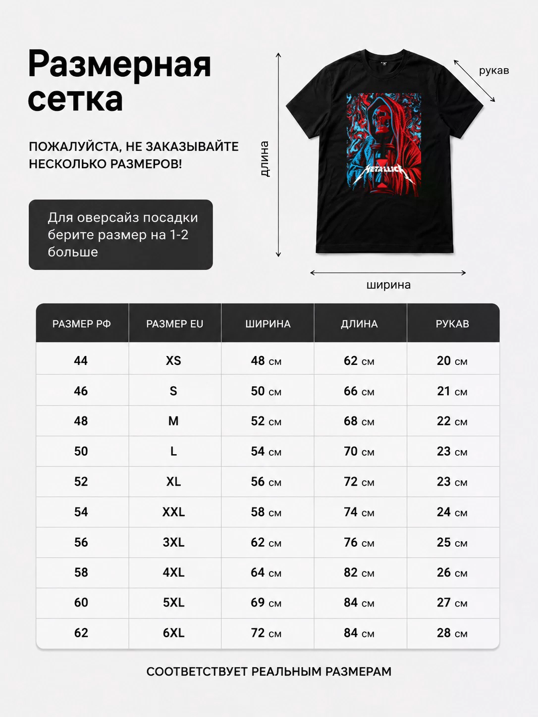 Детали: Футболка Metallica