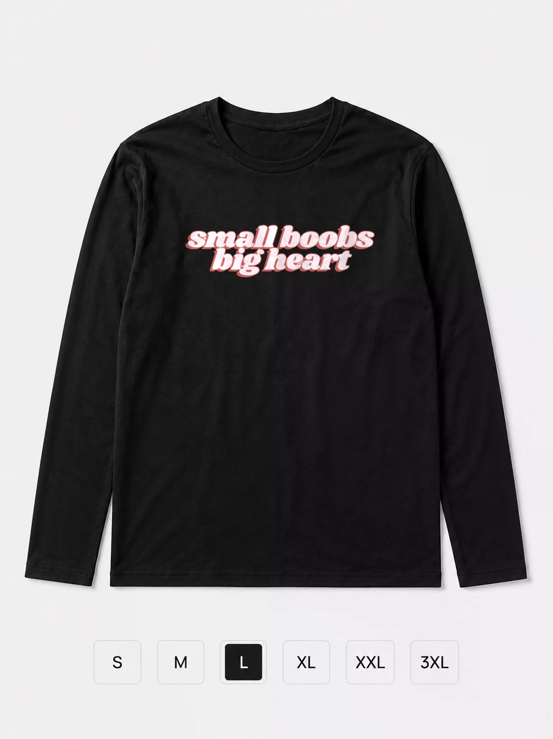 Лонгслив Small Boobs big heart