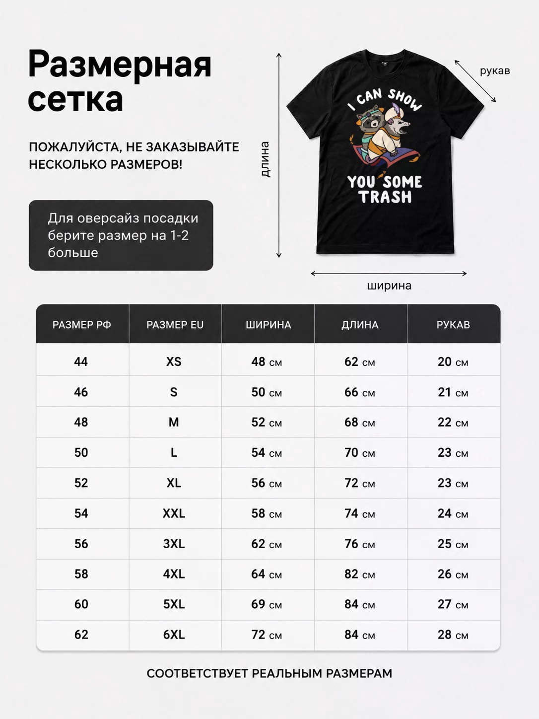 Детали: Футболка Енот и Опоссум - в поиске мусора