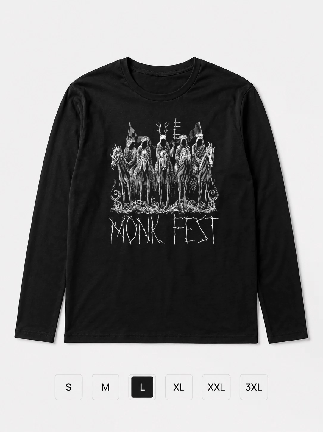 Лонгслив Monk Fest