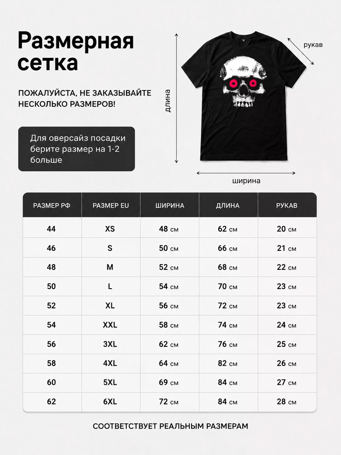 Детали: Футболка Череп