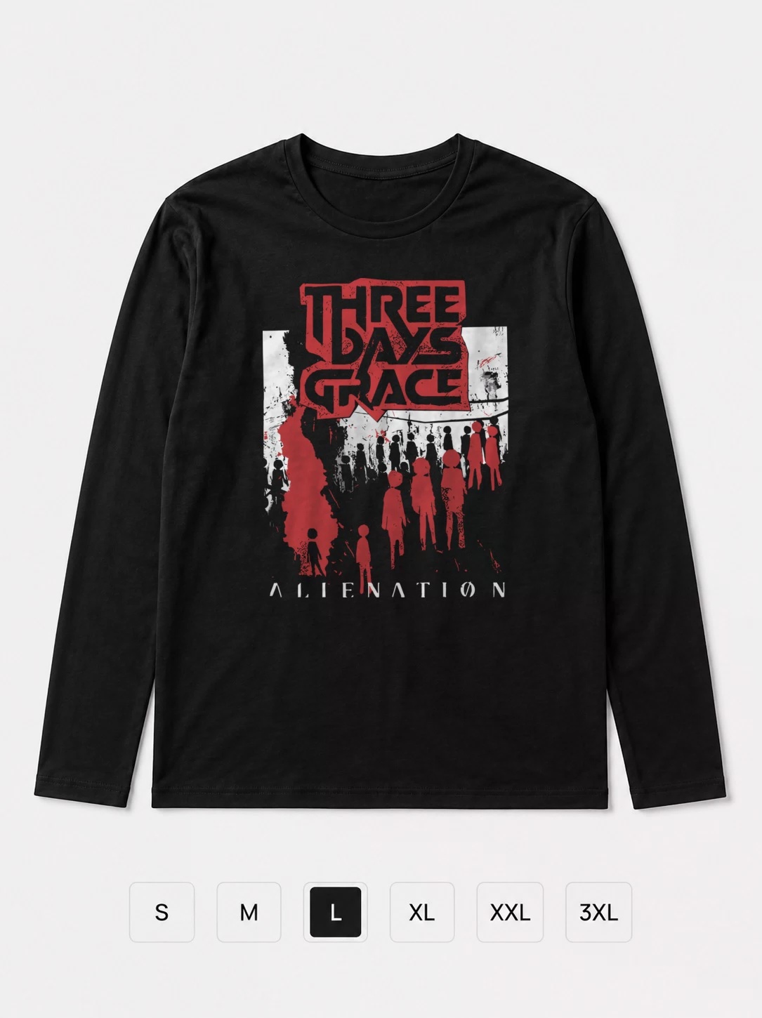 Лонгслив Three Days Grace