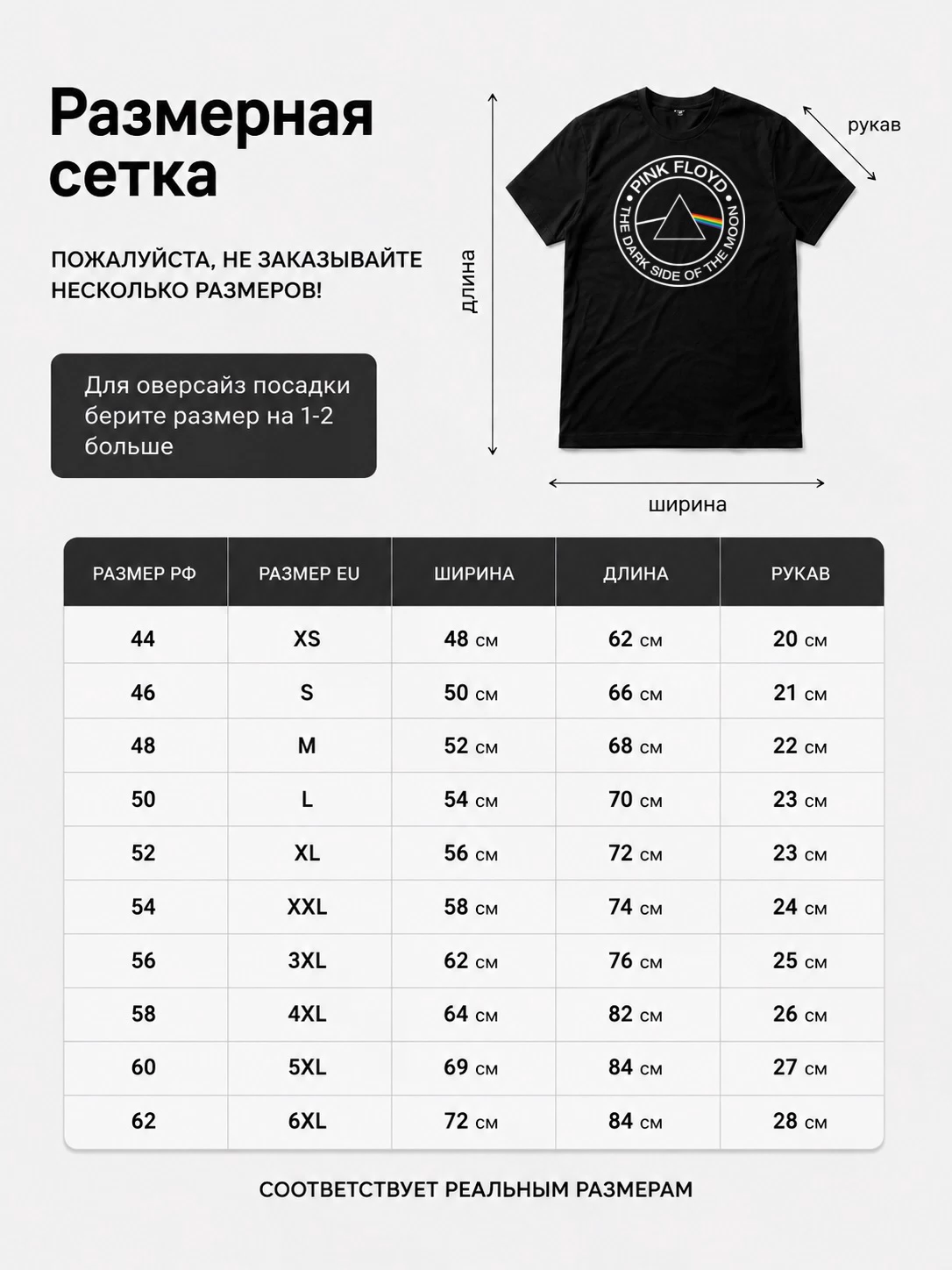 Детали: Футболка Pink Floyd
