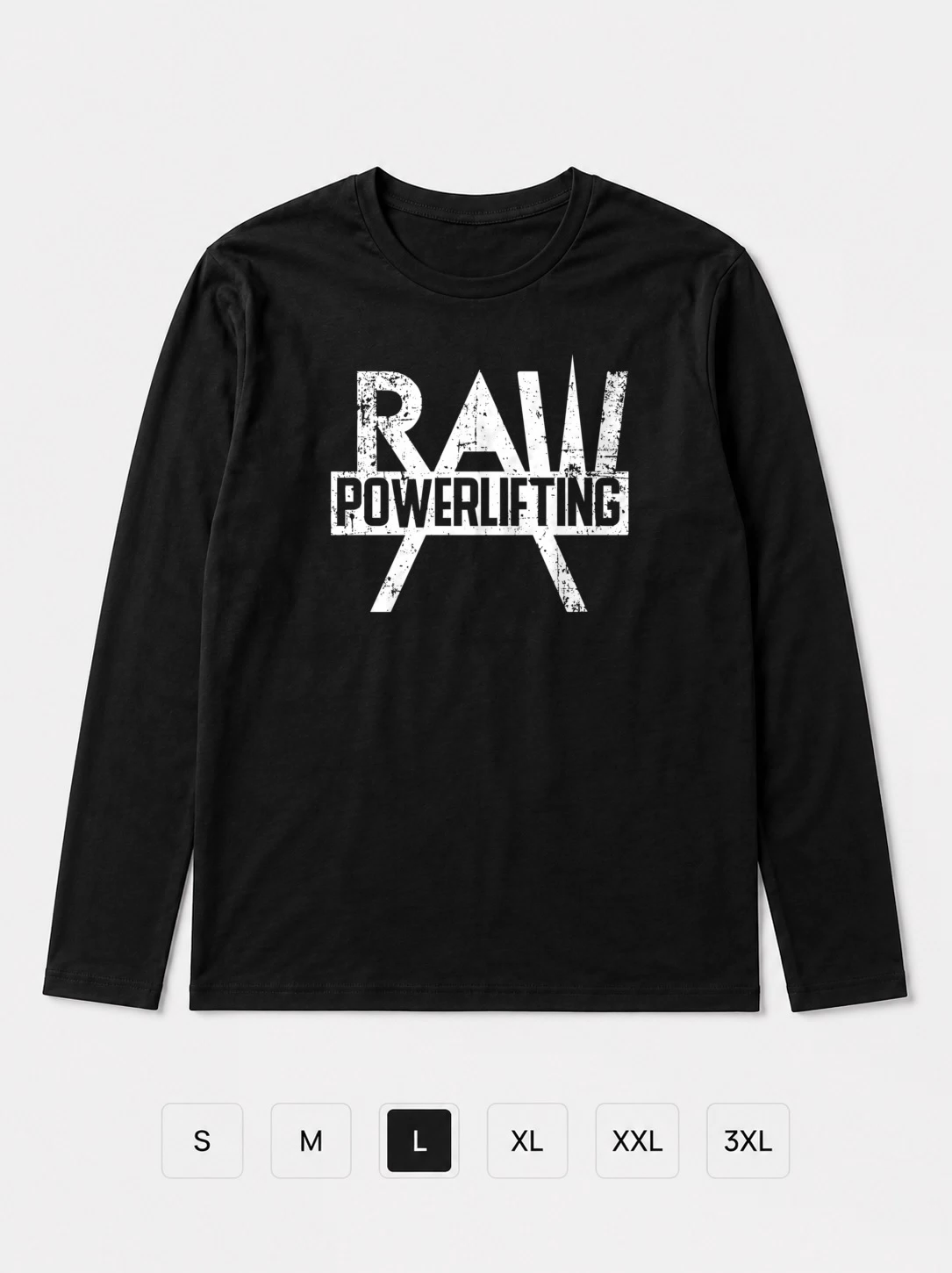 Лонгслив World raw powerlifting