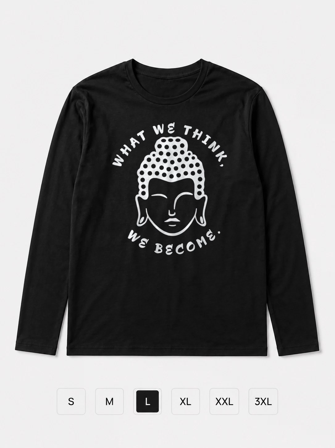 Лонгслив What we think we become