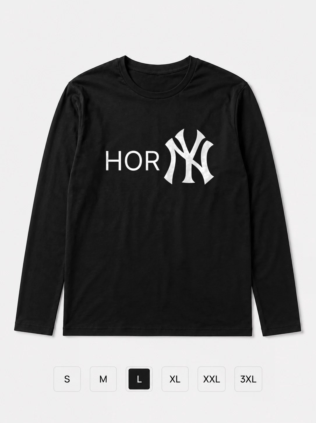 Лонгслив Horny, пошлая