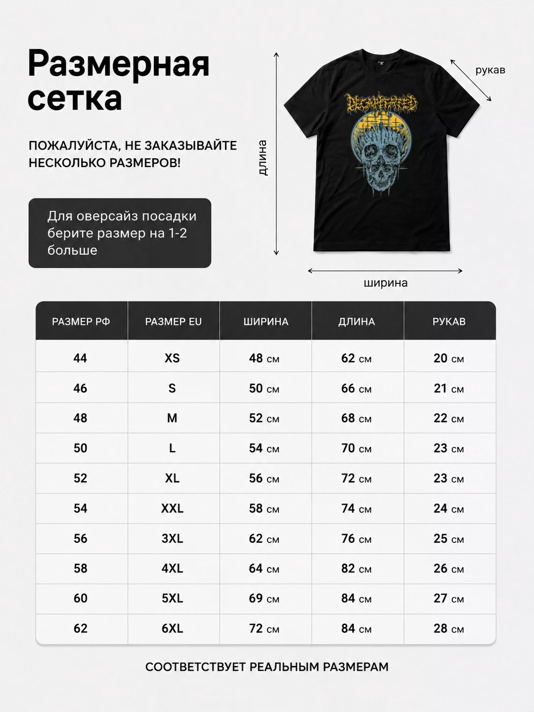 Детали: Футболка Decapitated