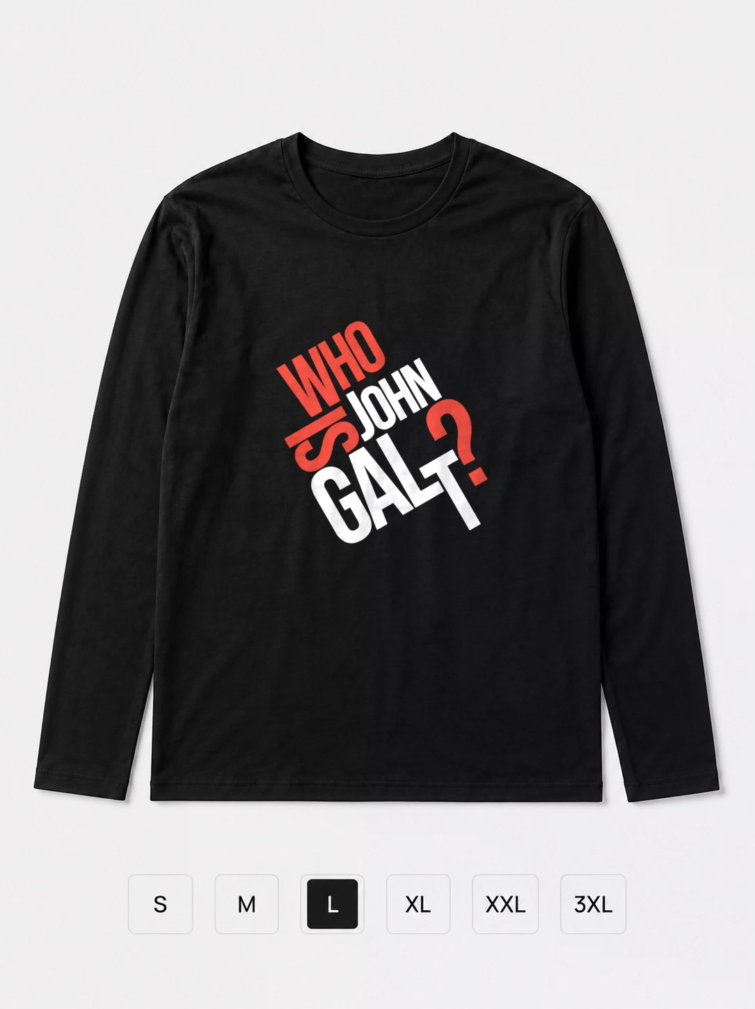 Лонгслив Who is john galt