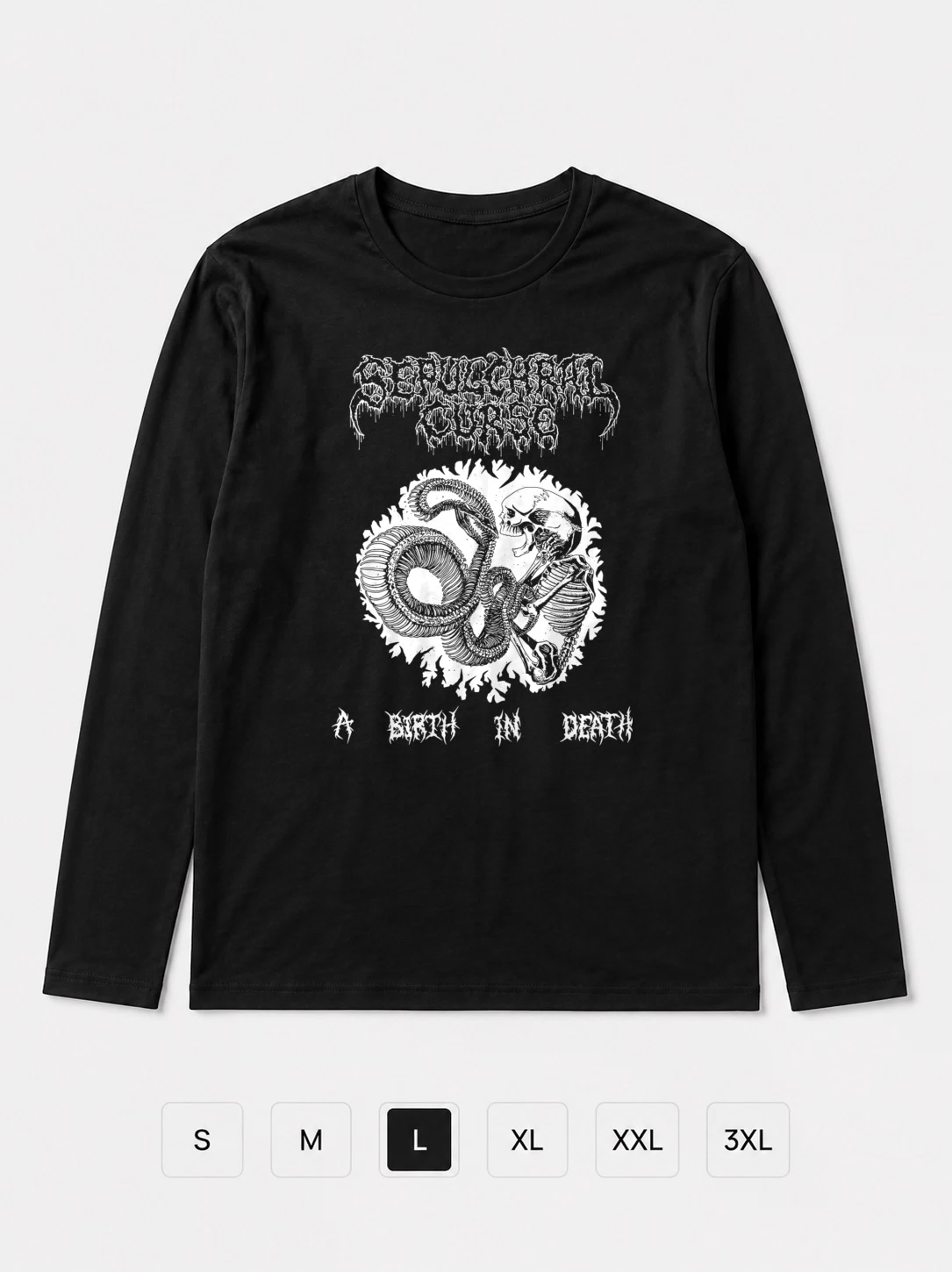 Лонгслив Sepulchral Curse