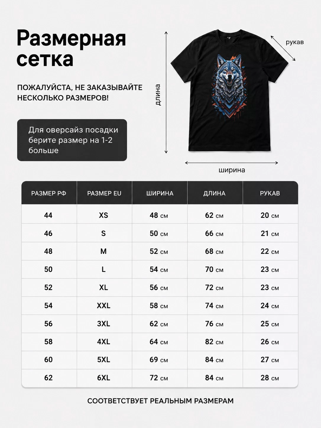 Детали: Футболка Волк