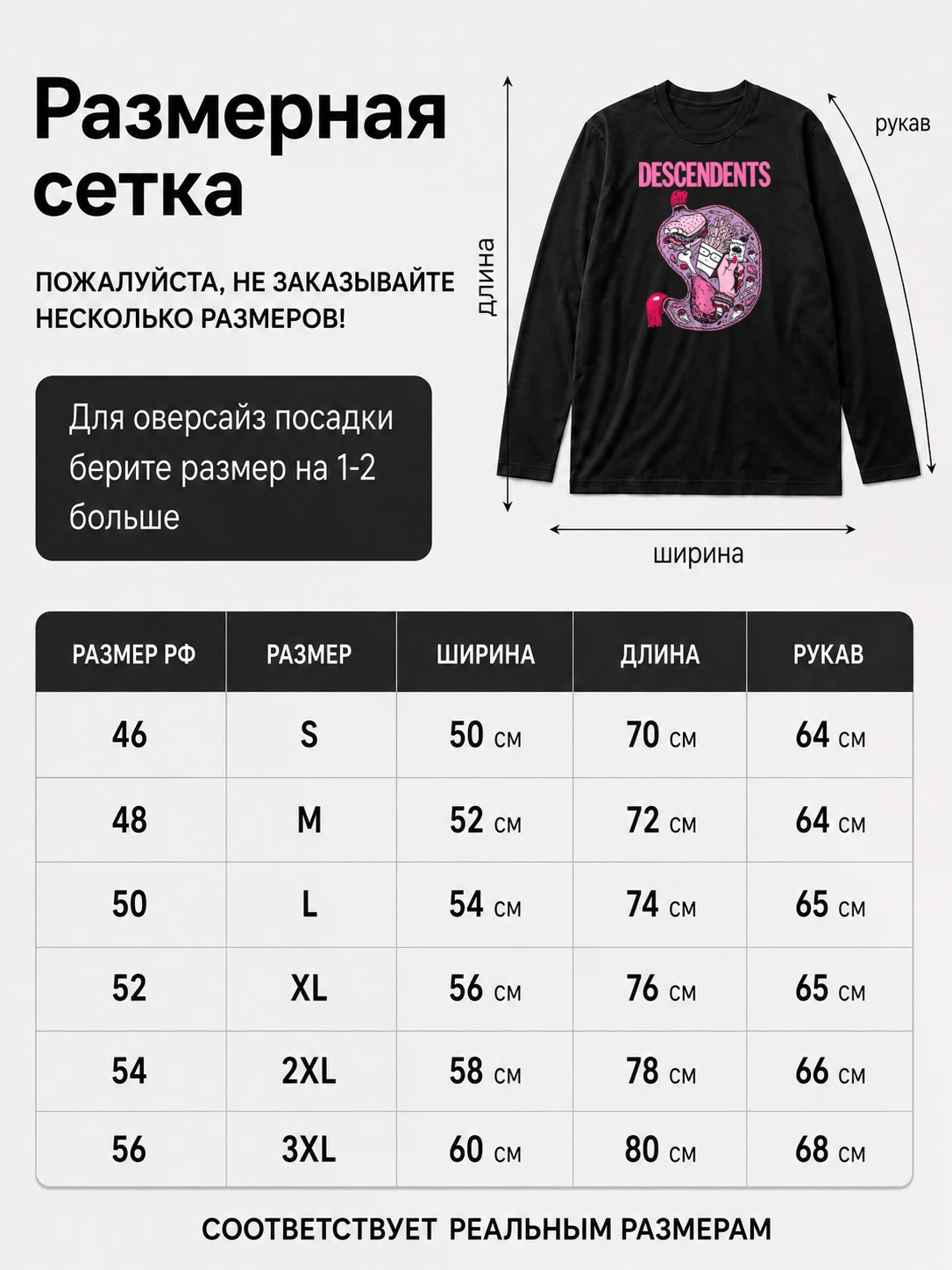 Детали: Лонгслив Descendents