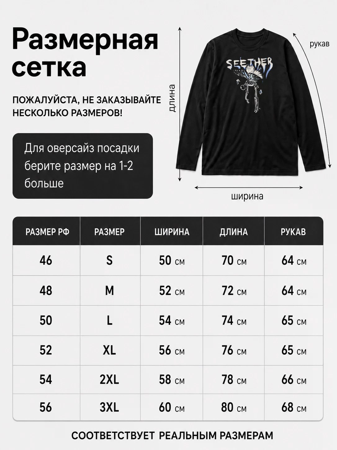 Лонгслив Seether