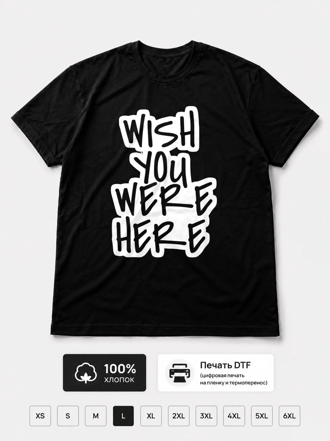 Футболка Wish you were here