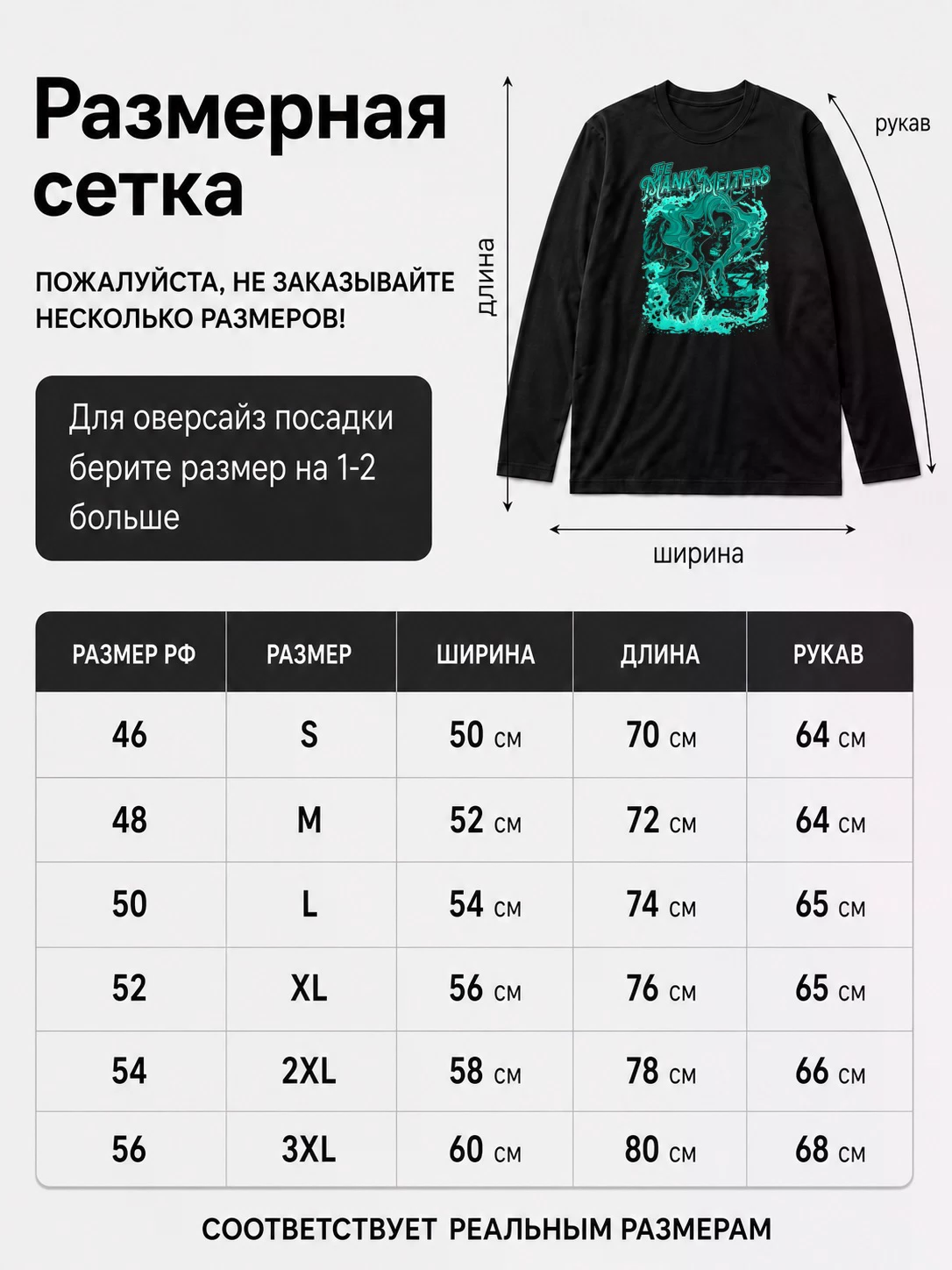 Детали: Лонгслив The manky melters