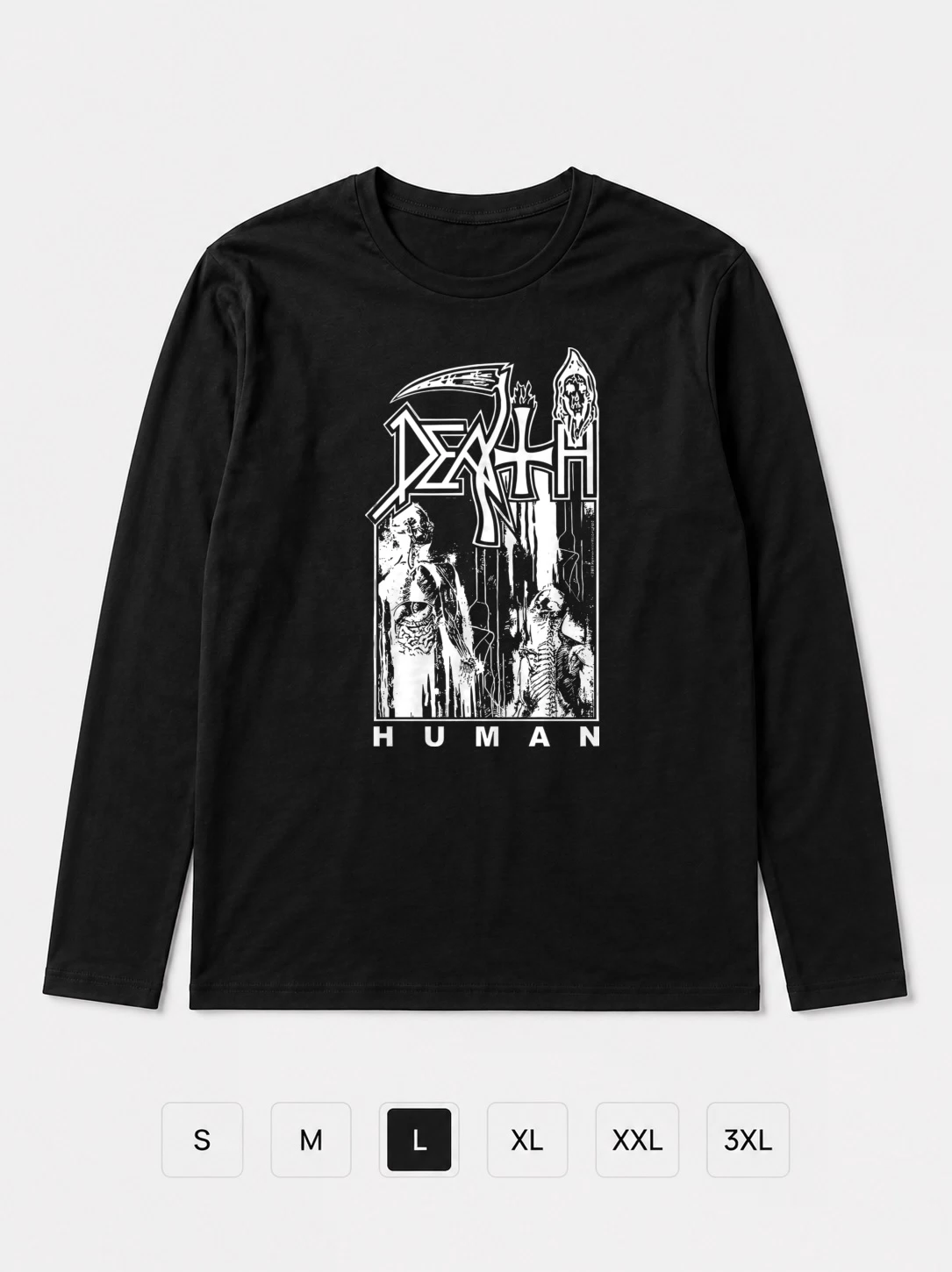 Лонгслив Death (Human)