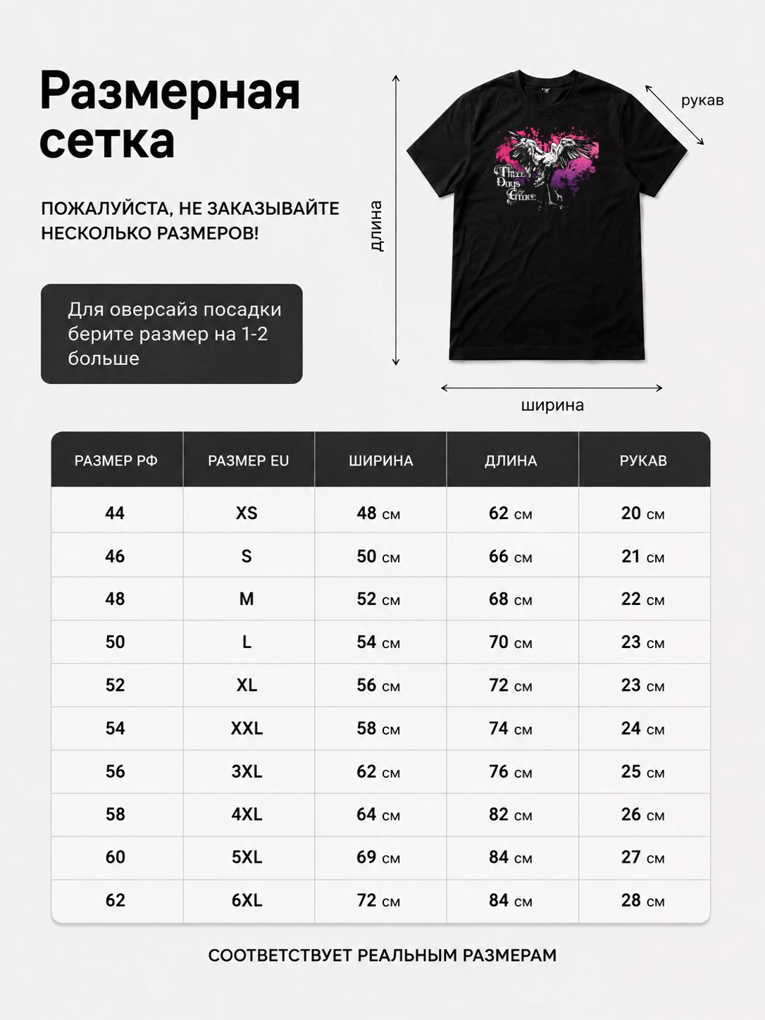 Детали: Футболка Three Days Grace