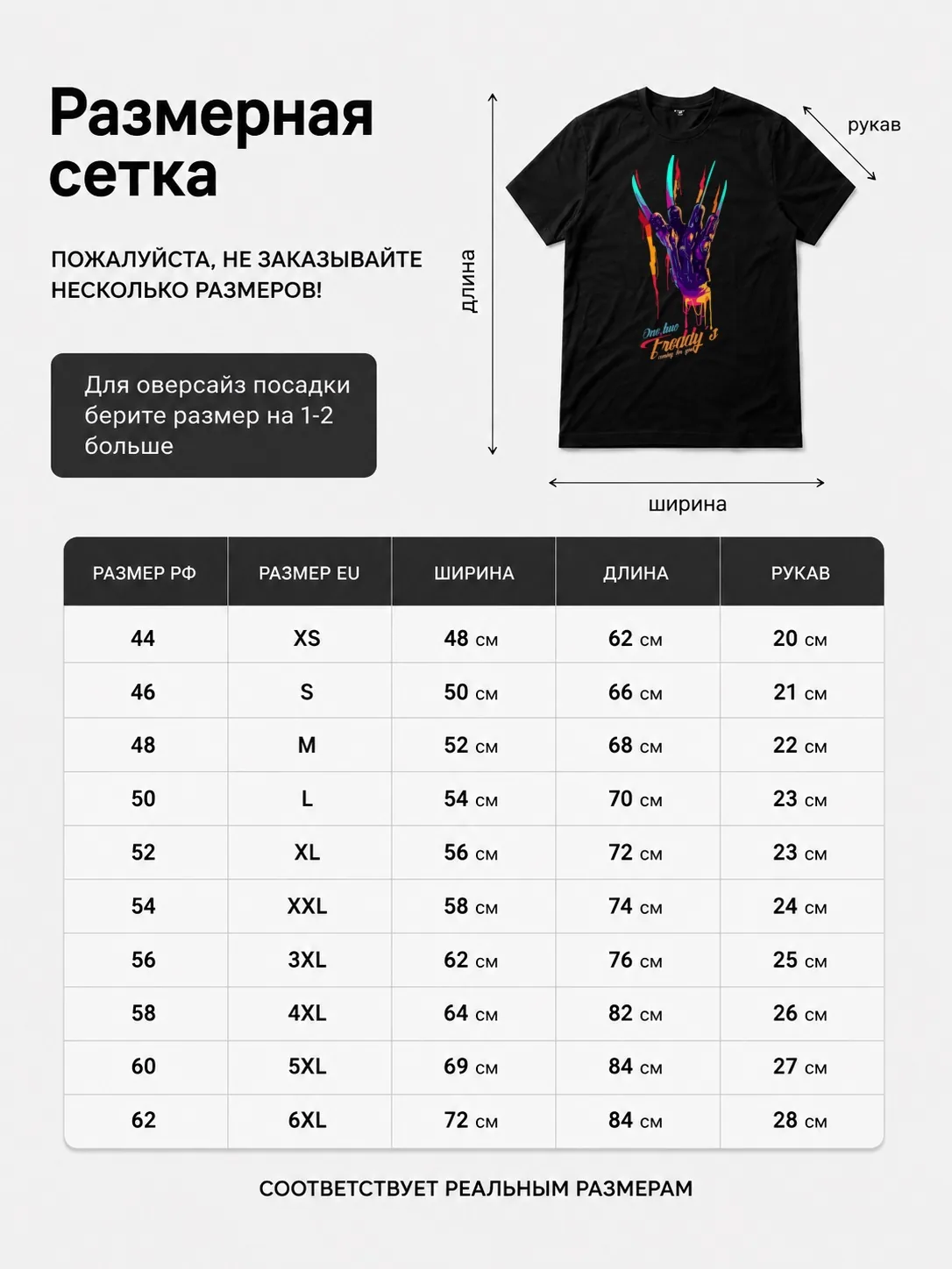 Детали: Футболка Фредди Крюгер. Ужасы