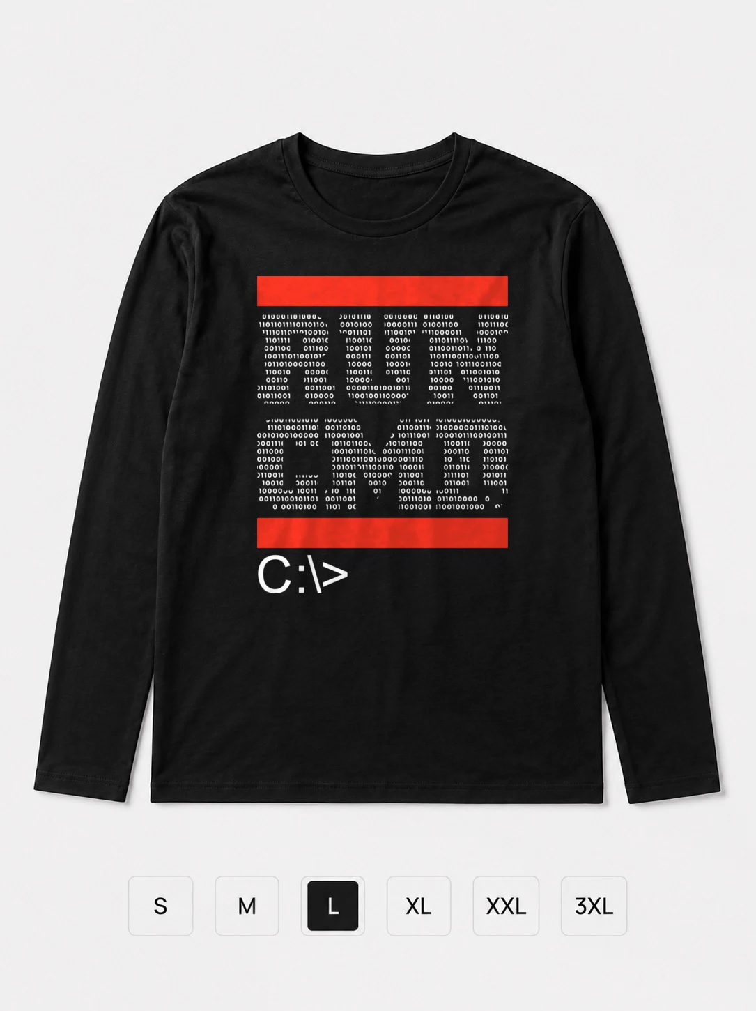 Лонгслив Run CMD для админа