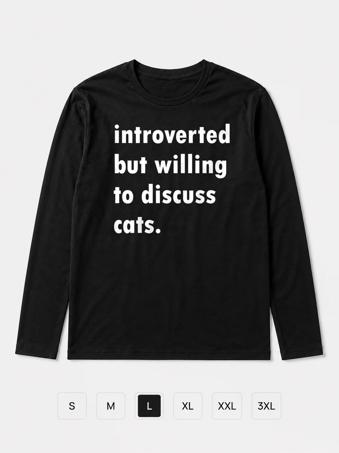 Лонгслив Introverted but willing to discuss
