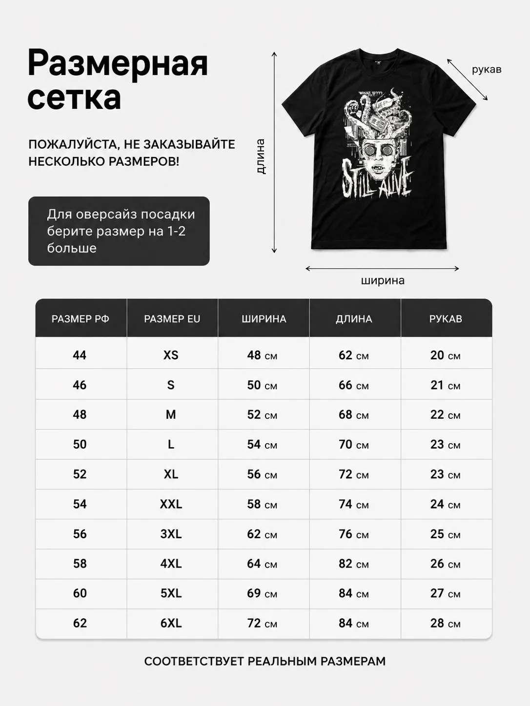 Детали: Футболка Still alive