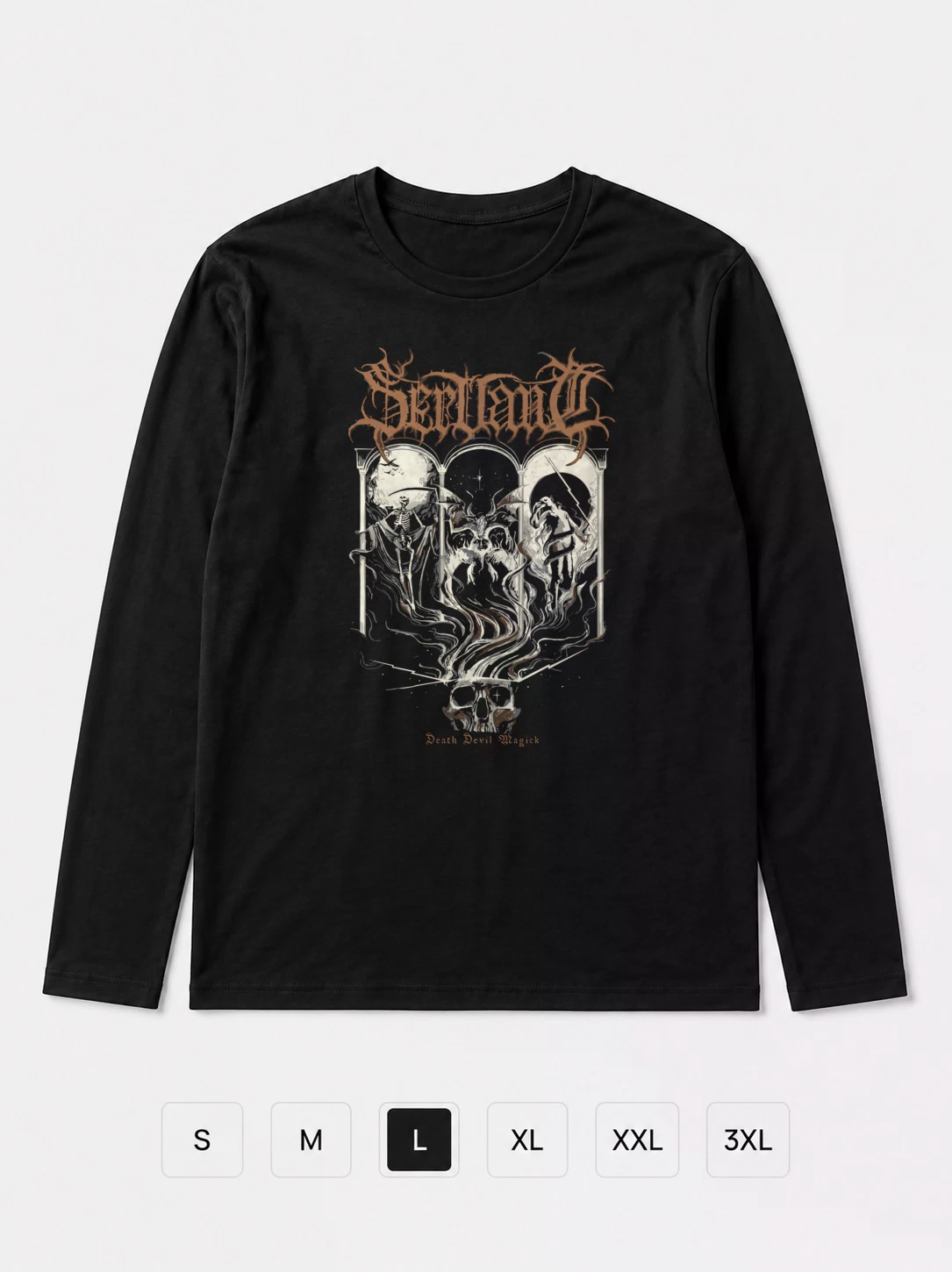 Лонгслив Death Devil Magick