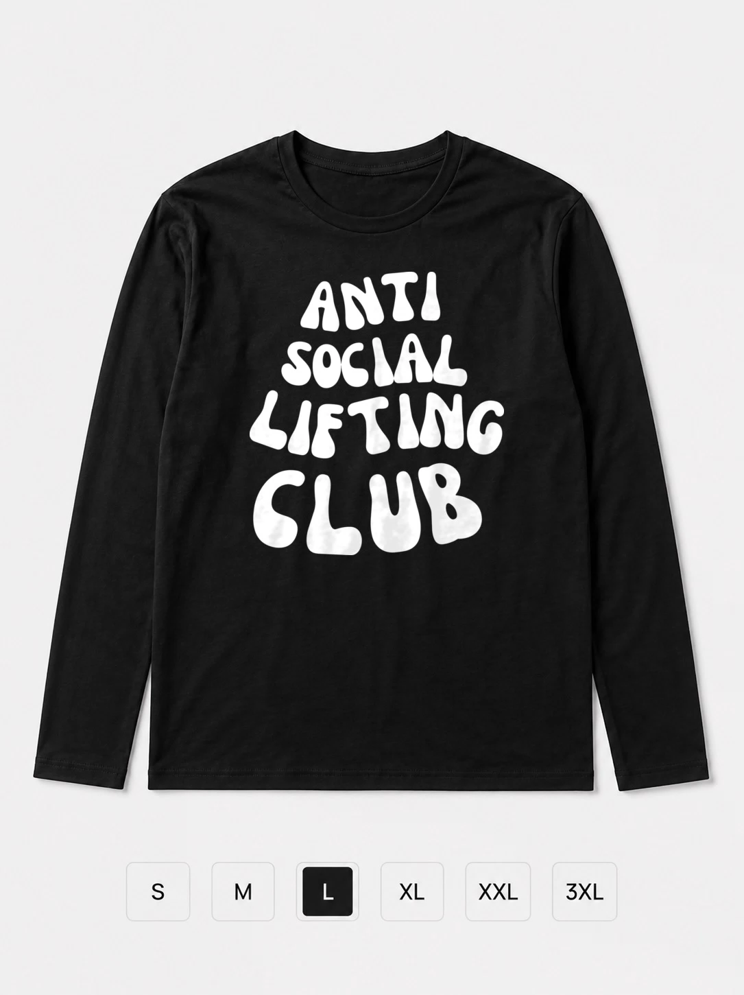 Лонгслив Weightlifting Antisocial Club