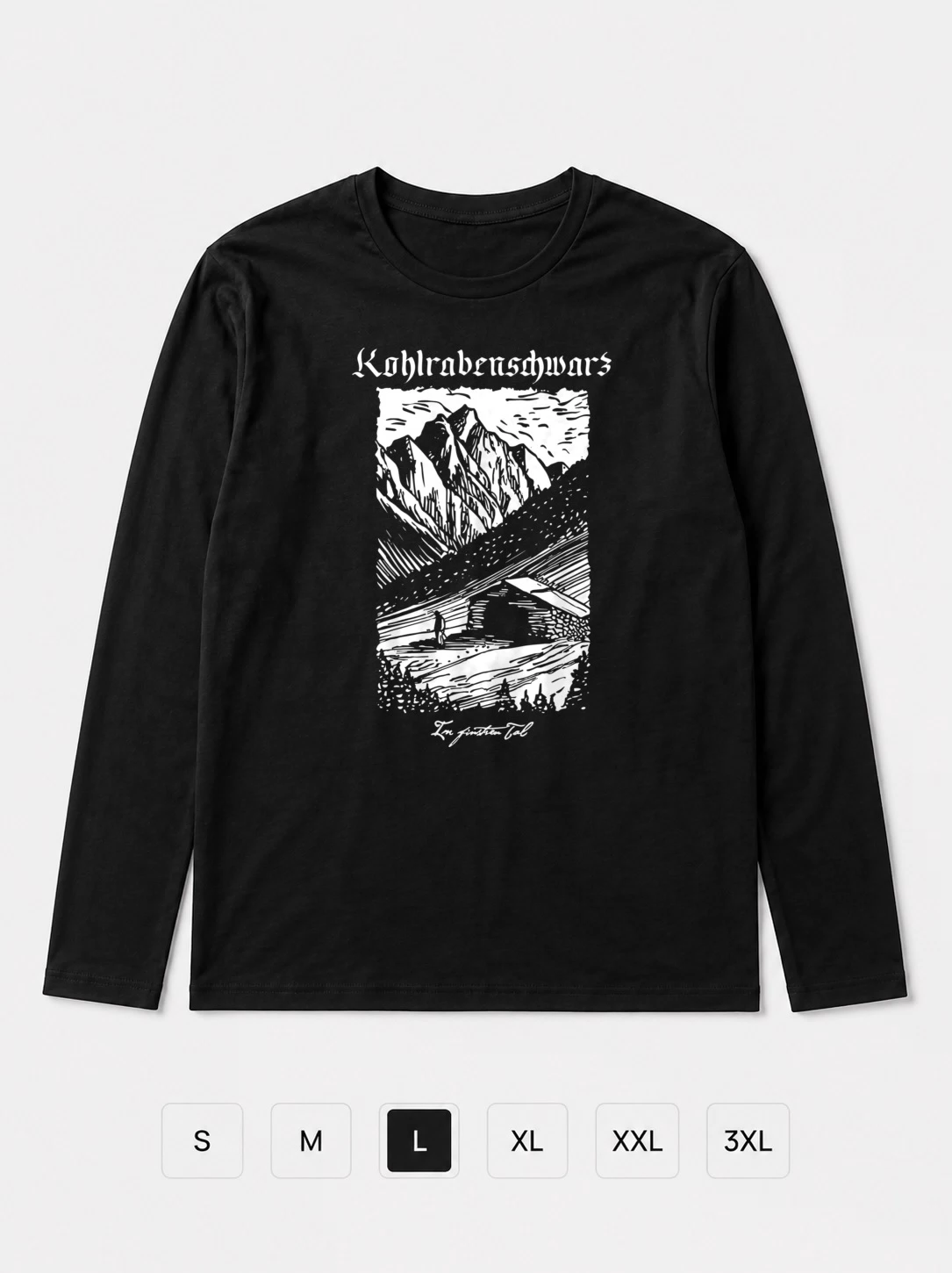 Лонгслив Kohlrabenschwarz
