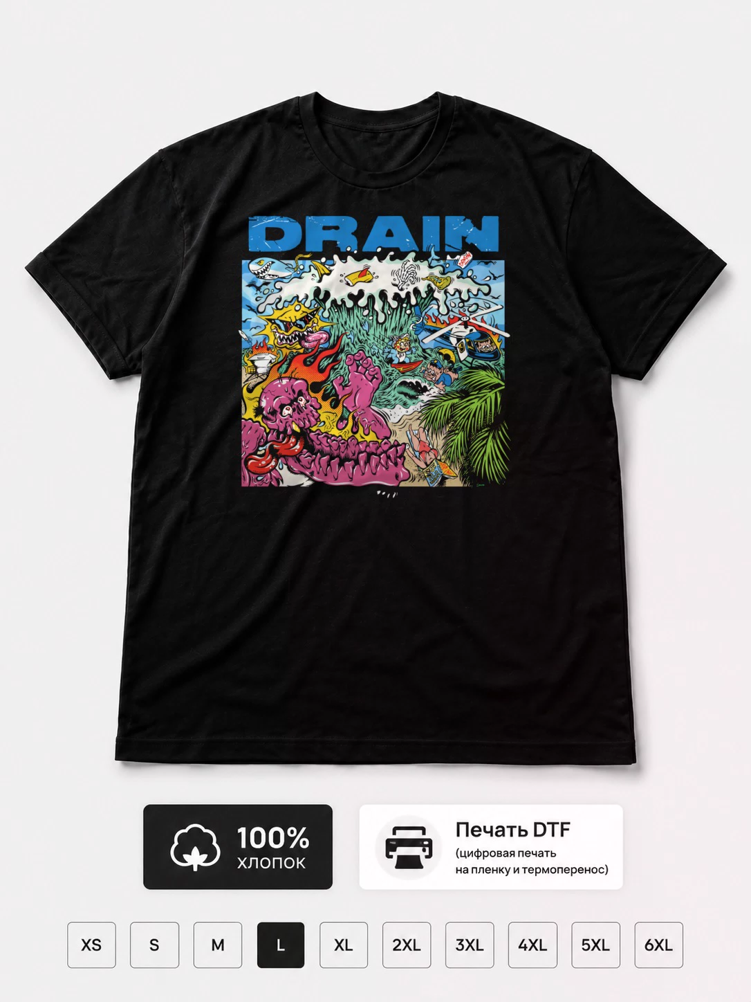 Футболка Drain