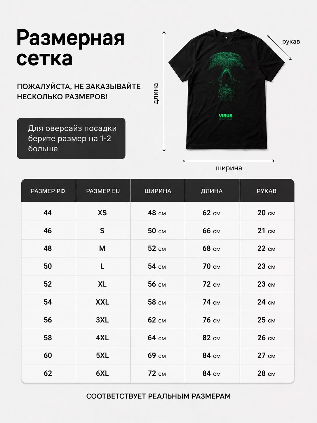 Детали: Футболка Череп пиксели