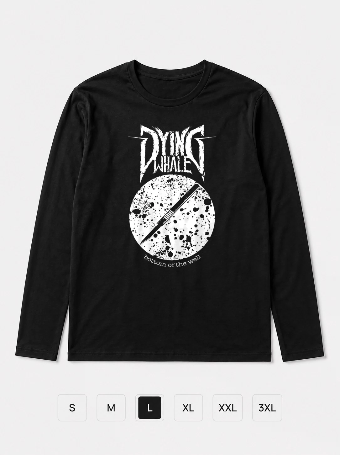 Лонгслив Dying whale