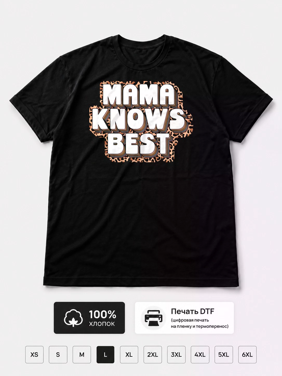 Футболка Mama knows best