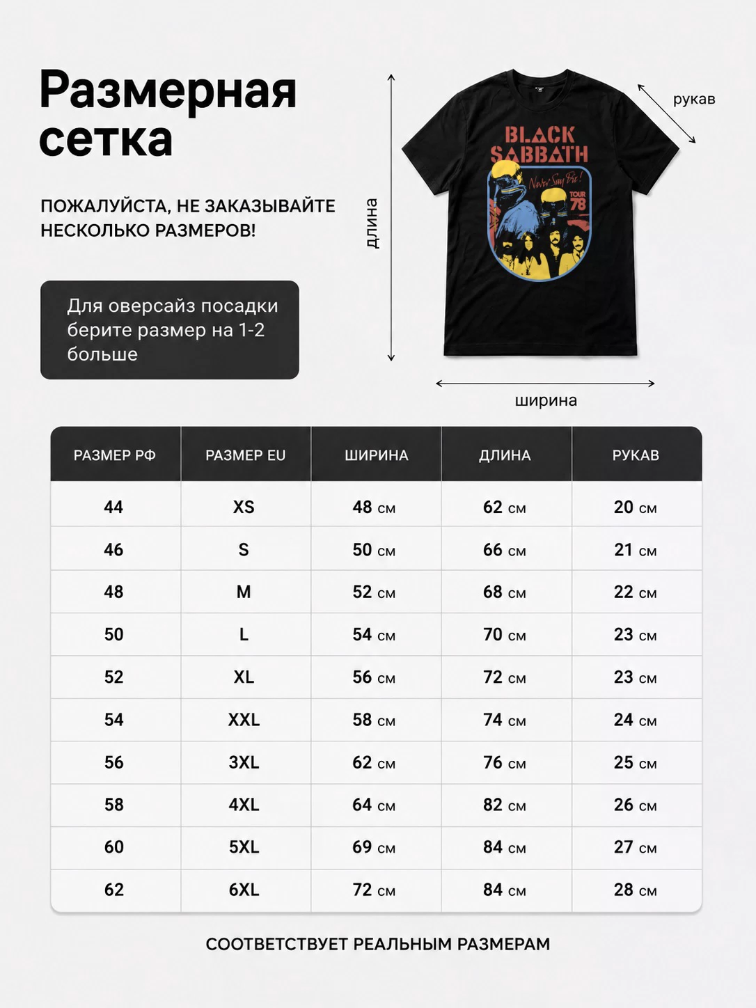 Футболка Black Sabbath