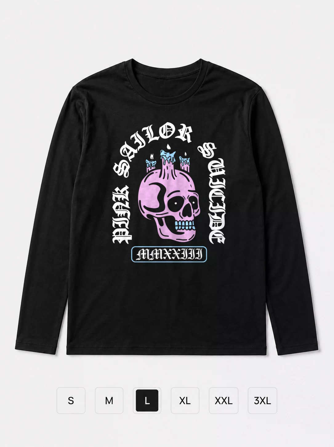Лонгслив Pink sailor suicide