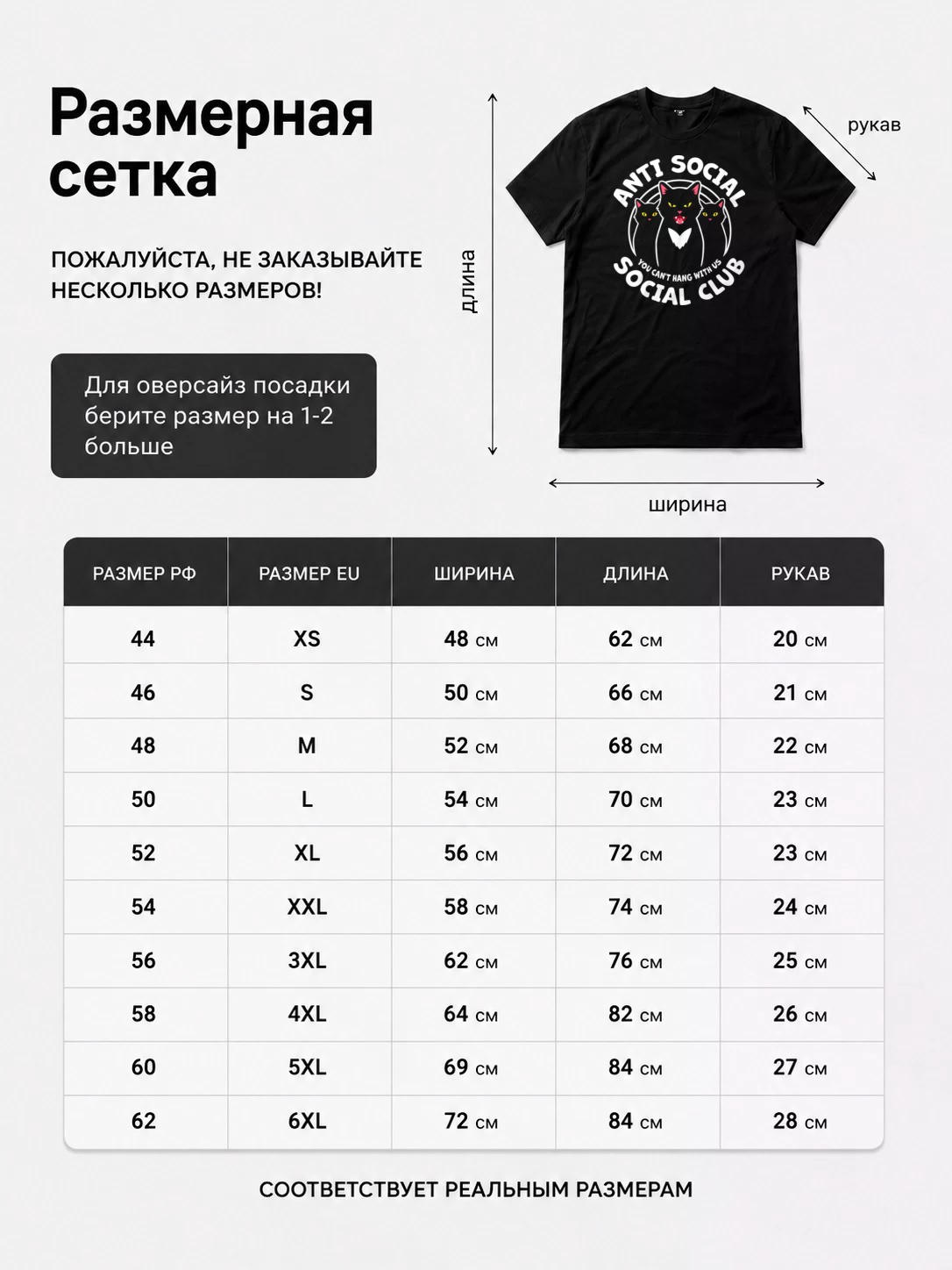 Детали: Футболка Antisocial Social Club