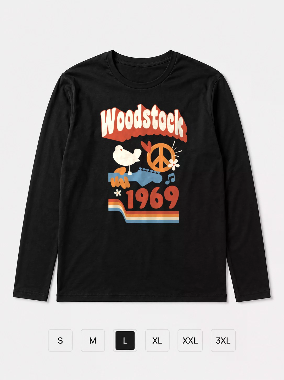 Лонгслив Woodstock 1969