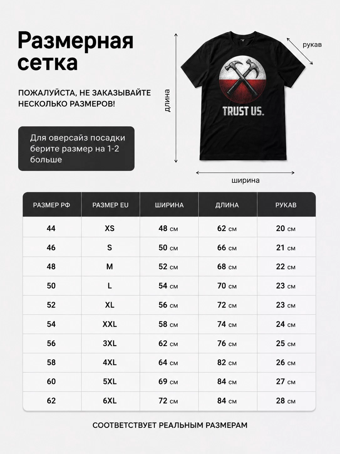 Детали: Футболка Trust Us