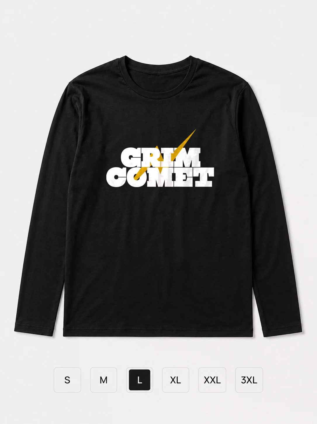 Лонгслив Grim comet